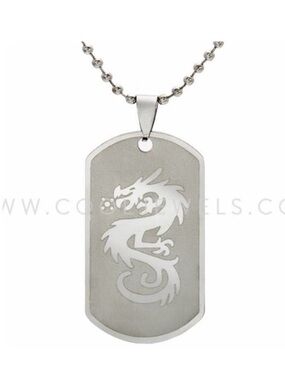 MSI Dragon Dog Tag Necklace